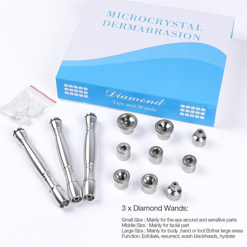 Foreverlily Diamond Microdermabrasion Dermabrasion Machine Water Spray Exfoliation Beauty Machine Wrinkle Face Peeling Machine|Microdermabrasion Peel Machine