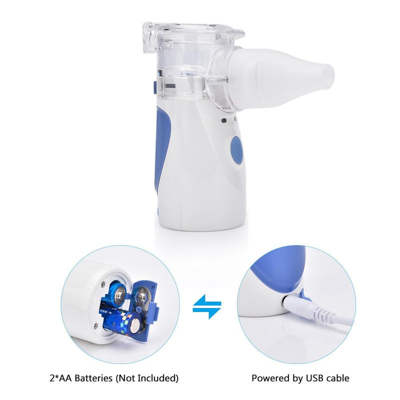 Handheld Portable Nebulizer Medical Humidifier Inhaler Silent Atomization Fine Particles Asthma nebulizador Health Care adulto|Steaming Devices