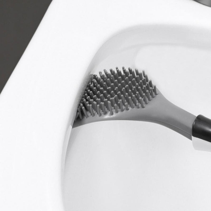 New TPR Silicone Brush Head Toilet Brush No Dead Corner Wash Toilet Brush Household Wall mounted Creative Bathroom Cleaning Tool|Toilet Brush Holders