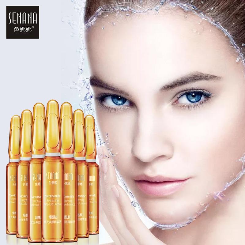 24K Gold Face Serum Skin Whitening Essence Hyaluronic Acid Nicotinamide Ampoule Anti Aging Acne Shrink Pores Hydration Skin Care|Serum