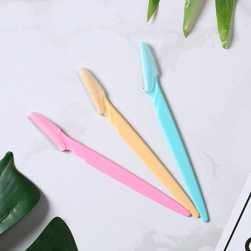 3/10pcs Eyebrow Trimmer Portable Eyebrow Razor Shaver Eye Brow Shaper Shaping Tool Scissors Facial Hair Remover for Women Makeup|Eyebrow Trimmer