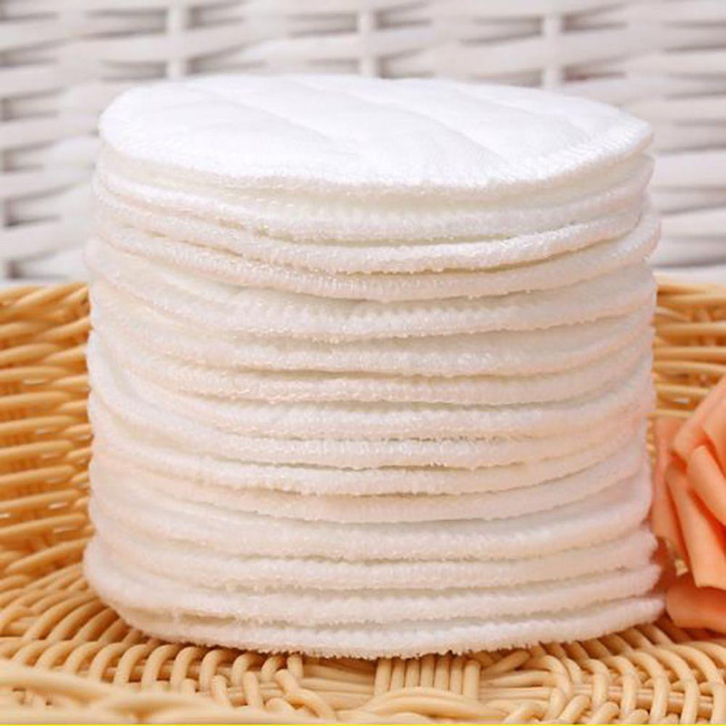 10pcs Reusable Cotton Pads Washable Makeup Remover Pad Soft Face Skin Cleaner Facial Cleaning Beauty Tool for Women Breast Pads|Makeup Remover