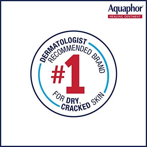 Aquaphor Healing Ointment - Moisturizing Skin Protectant for Dry Cracked Hands, Heels and Elbows, 14 oz. Jar