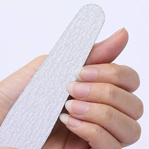 25 Pcs Emery Boards for Nails 100/180 Nail Files Bulk Finger Nail File Boards Heavy Duty Nail Buffers