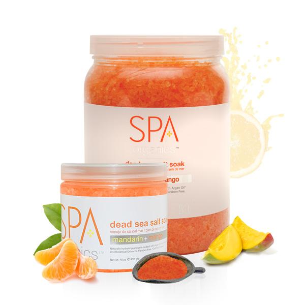 BCL SPA Dead Sea Salt Soak Mandarin + Mango (64 oz)