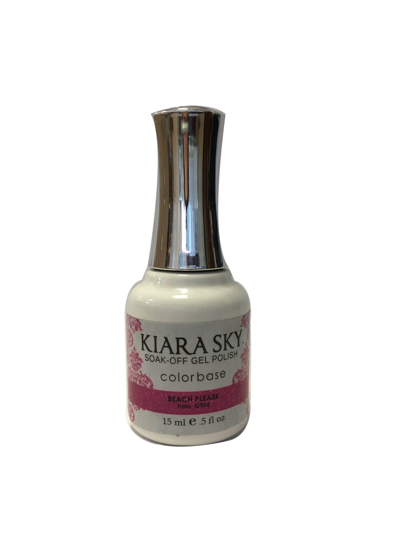 Kiara Sky Holo Mermaid Gel Polish - G906 Beach Please