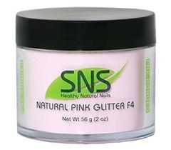 SNS Dipping Powder - Pink Glitter F4  2oz