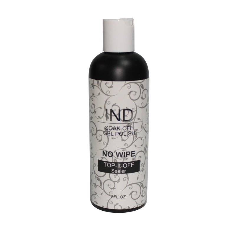 IND Top It Off Non-Wipe Gel 8oz( Special Sale: Buy 1 IND Top It Off Non-Wipe Gel 8oz Get 4 IND Top It Off Non- Wipe Gel 0.5oz)