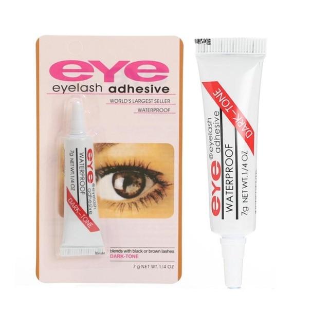 Eyelash Glue Clear white/Dark black Waterproof Eye Lash Glue False Eyelashes Makeup Adhesive Cosmetic Tools TSLM2|Eyelash Glue