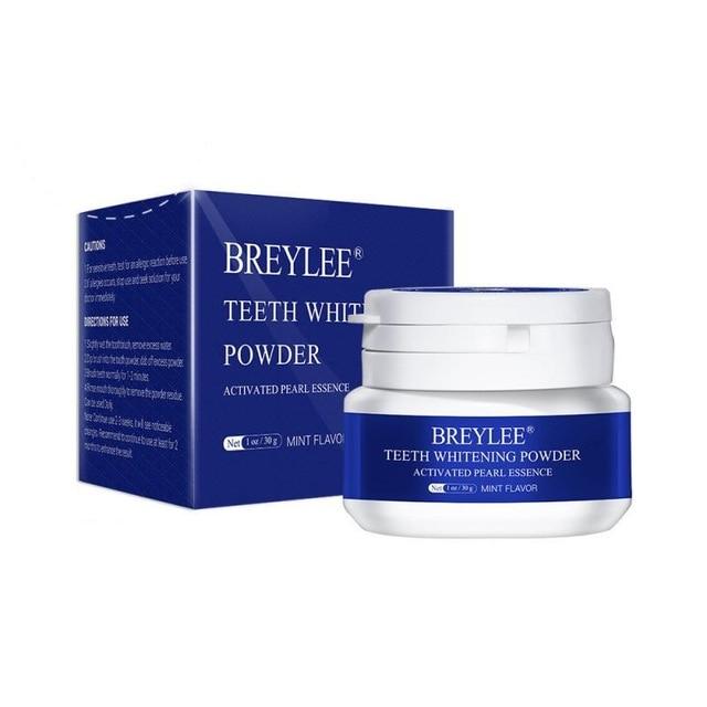 BREYLEE Teeth Whitening Powder Toothpaste Dental Teeth Cleaning Oral Hygiene Remove Plaque Tooth Whiten Brighten Powder TSLM1|Teeth Whitening