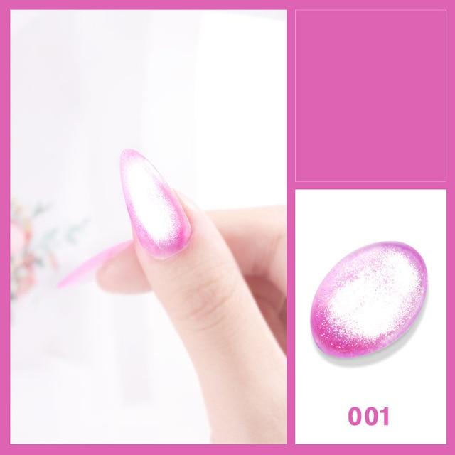 8ml Shiny 9D Wide Cat Eye Nail Gel Polish Magnetic Colorful Nail Art Polish Bright Silver Enamel Lacquer Soak Off UV Gel Varnish|Nail Polish