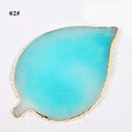 1 Pcs Resin Stone Color Palette False Nail Tips Drawing Nail Color Palette for Nail Color Mixing Display Manicure Polish Gel Too