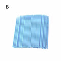 100Pcs/bag Disposable Makeup Eyelashes Individual lashes Applicators Mascara Eyelashes Brush Cotton Swab Dropshipping|Cotton Swabs