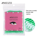 100pcs Hygienic Graft Eyelash Tooth Applicators Microbrush Multi function 7 Style Disposable Cotton Stick Swabs Makeup Tools|Cotton Swabs