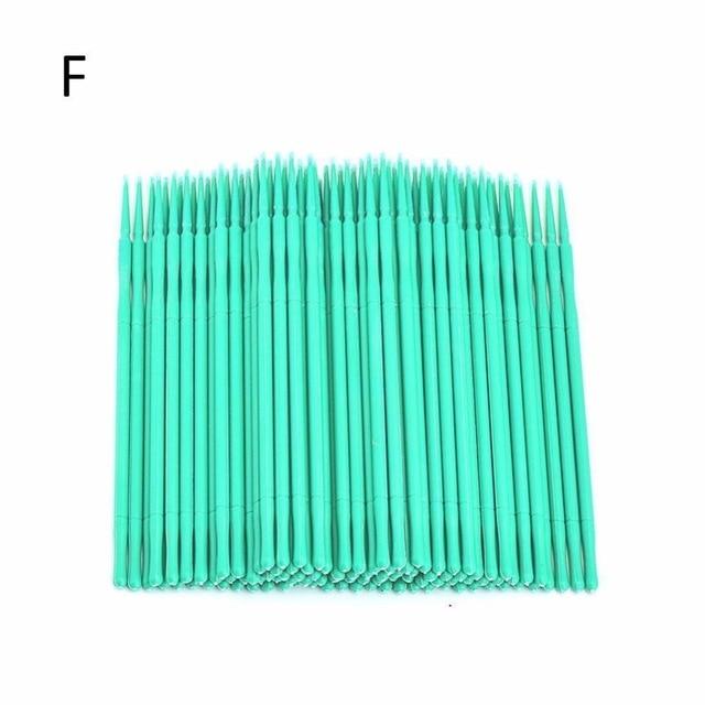 100Pcs/bag Disposable Makeup Eyelashes Individual lashes Applicators Mascara Eyelashes Brush Cotton Swab Dropshipping|Cotton Swabs