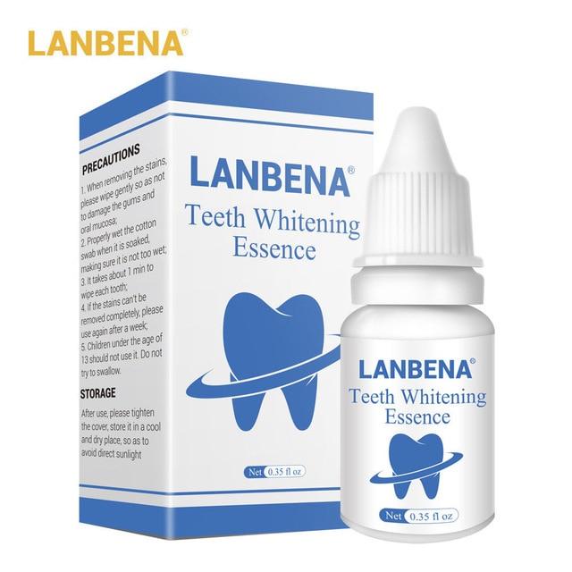 Hot LANBENA Teeth Whitening Essence Liquid Oral Hygiene Cleaning Remove Plaque Stain Brighten Tooth Whitening Oral Hygiene TSLM1|Teeth Whitening