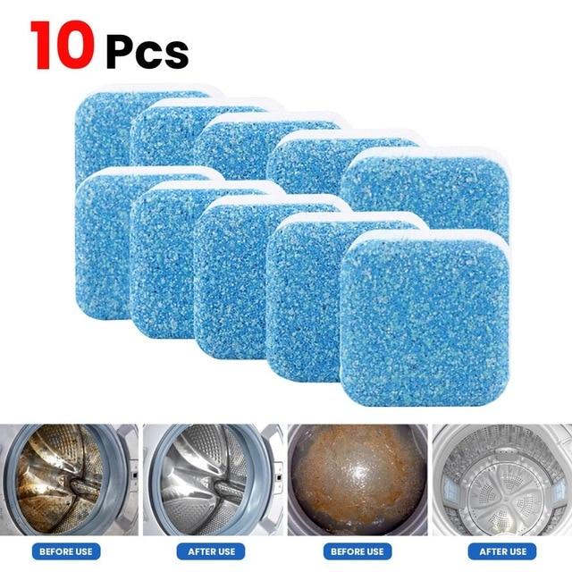 10 pcs Useful Washing Machine Cleaner Descaler Deep Cleaning Remover Deodorant Durable Multifunctional Laundry Supplies|Laundry Balls & Discs|   - AliExpress