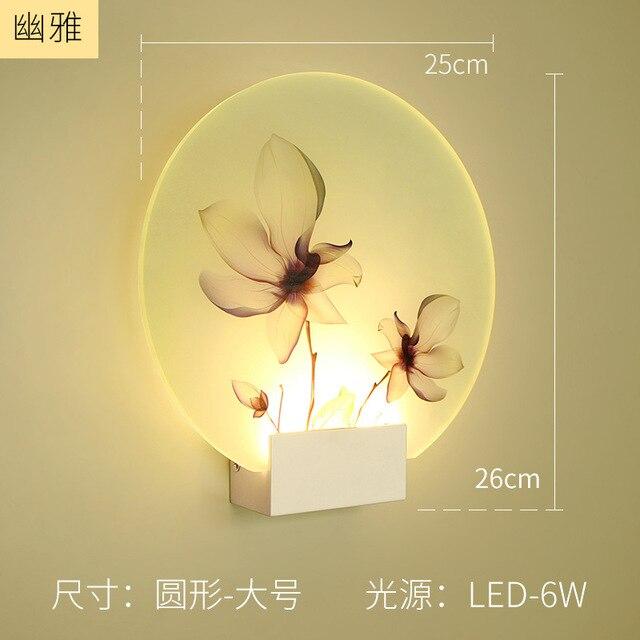 Remote Control Modern Wall Lamp Romantic Wall Picture For Living Room Bedroom Bedside Lighting LED Round Square Wall Lamp Lights|LED Indoor Wall Lamps