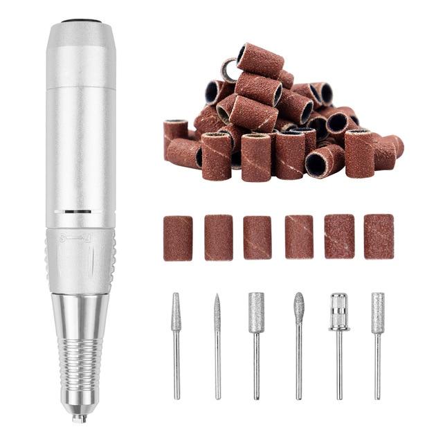 35000RPM Electric Nail Drill Manicure Machine Apparatus for Manicure Pedicure Nail File Tools Drill Polish Bits Tools Kits|Electric Manicure Drills