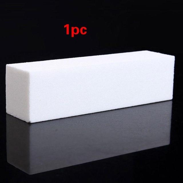 1/2/10pcs Durable Sponge Nail File White Sanding Buffer Block Acrylic Block Polish Pedicure Manicure Nail Art Tool|Nail Files & Buffers