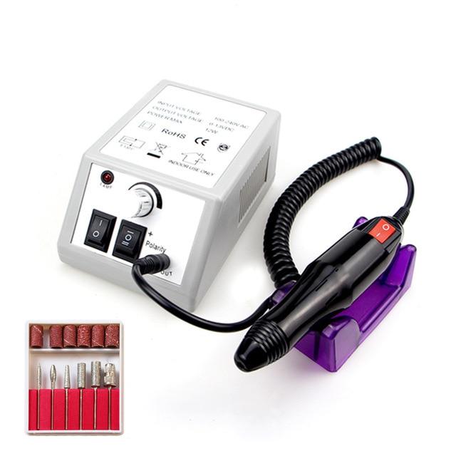 Upgraded version of Nail Drill Machine 20W 35000RPM Pro Manicure Machine Manicure Pedicure Kit Electric File Nail Art Tool|Electric Manicure Drills