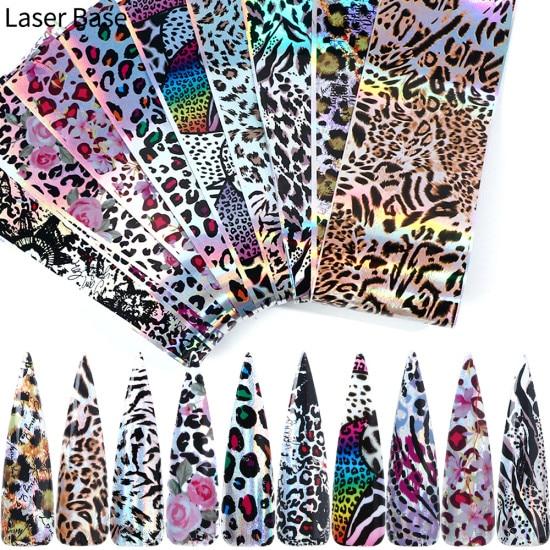 Mermaid Nail Foil Starry Nail Art Transfer Sticker Polish Slider Laser Decals Adhesive Wraps Manicure Decor Accessories TRXK9114|Stickers & Decals