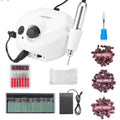 Pro Electric Nail Drill Manicure Machine Set Nail Art Equipment 35000RPM for Manicure Pedicure Nail File Tools Polish Bits|Electric Manicure Drills