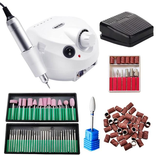 35000/20000 RPM Electric Nail Drill Machine Manicure Machine Milling Cutter For Manicure Pedicure Accessories Nail Art Tool|Electric Manicure Drills