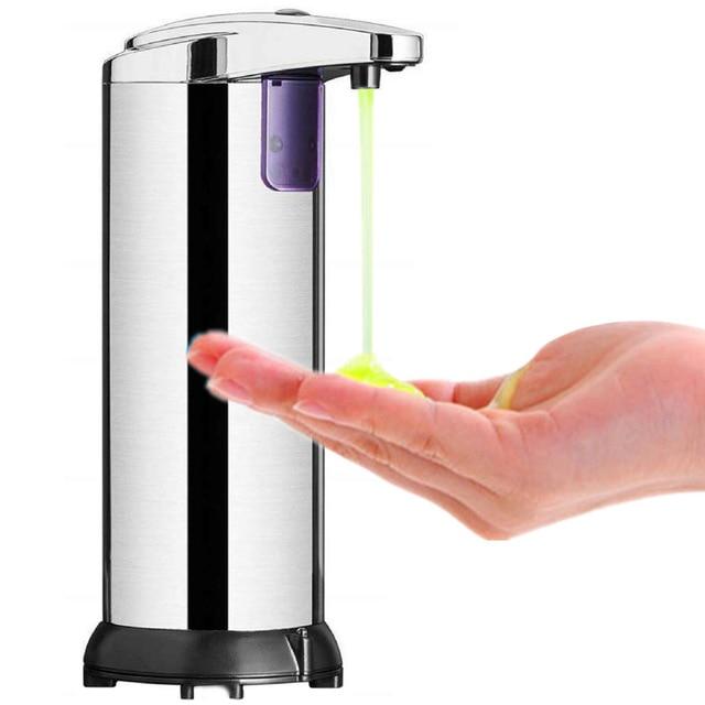 Soap Dispenser Pump Automatic Liquid Soap Dispenser Infrared Smart Sensor Touchless Foam Shampoo Dispensers For Kitchen Bathroom|Liquid Soap Dispensers