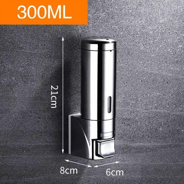 New soap dispenser wall mounted bathroom Hotel shampoo lotion liquid soap dispenser stainless steel hand soap dispenser|Liquid Soap Dispensers