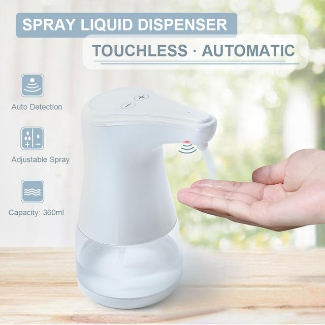 Soap Dispenser Pump Automatic Liquid Soap Dispenser Infrared Smart Sensor Touchless Foam Shampoo Dispensers For Kitchen Bathroom|Liquid Soap Dispensers