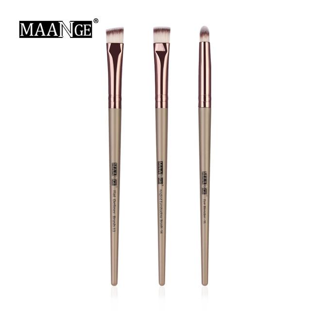 MAANGE Pro 3/5/12 pcs/lot Makeup Brushes Set Eye Shadow Blending Eyeliner Eyelash Eyebrow Brushes For Makeup New|Eye Shadow Applicator