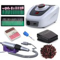 35000 RPM 32W Electric Nail Drill Machine Set Manicure Pedicure Machine Nail Accessory Tools Set Nail File Nail Drill Bit Kit|Electric Manicure Drills