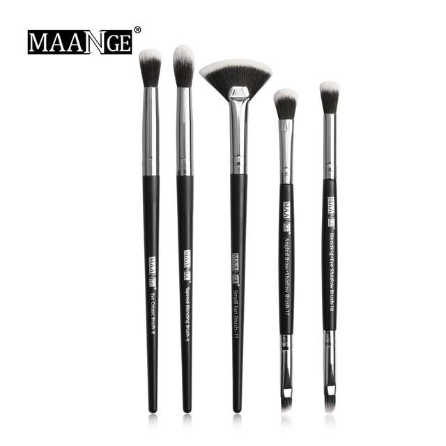 MAANGE Pro 3/5/12 pcs/lot Makeup Brushes Set Eye Shadow Blending Eyeliner Eyelash Eyebrow Brushes For Makeup New|Eye Shadow Applicator