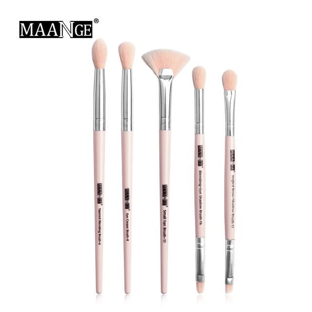 MAANGE Pro 3/5/12 pcs/lot Makeup Brushes Set Eye Shadow Blending Eyeliner Eyelash Eyebrow Brushes For Makeup New|Eye Shadow Applicator