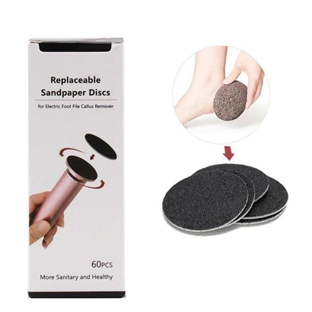 Replacement sandpaper discs for Electric Pedicure Foot Care Tool Files Pedicure Callus Remover Rechargeable Saws File For Feet Dead Skin Callus Peel Remover|Device Cleaners