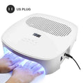 2 IN 1 Fashional Nail Lamp&Nail Dust Collector Machine Manicure Salon Tool With 42LEDs Two Fans Nail Art Equipment nail supplies|Nail Art Equipment