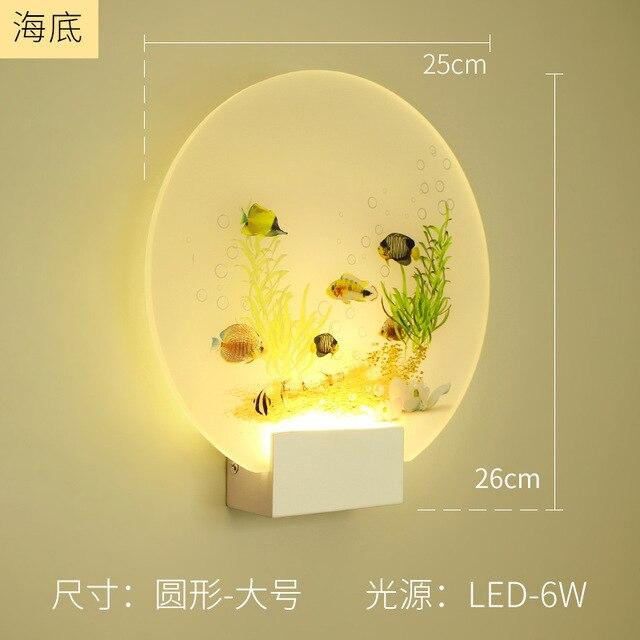 Remote Control Modern Wall Lamp Romantic Wall Picture For Living Room Bedroom Bedside Lighting LED Round Square Wall Lamp Lights|LED Indoor Wall Lamps