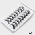 8/20 Pairs 3D Mink Lashes Natural False Eyelashes Dramatic Volume Fake Lashes Makeup Eyelash Extension Silk Handmade Eyelashes|False Eyelashes