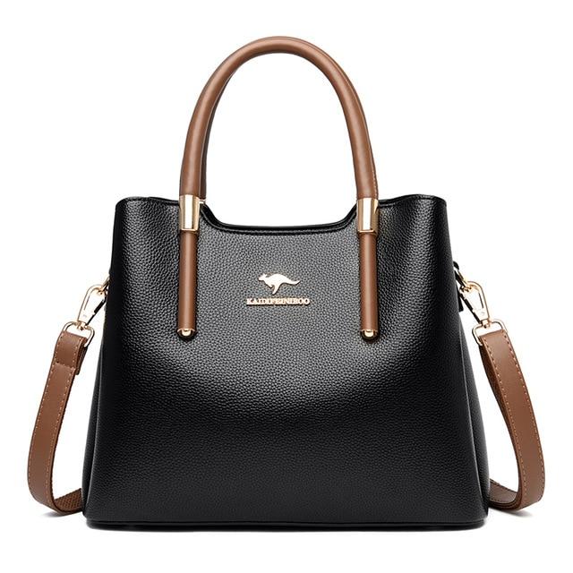 Leather Casual Crossbody Bags for Women 2020 Ladies Luxury Designer Tote Handbag Top Handle High Quality Shoulder Bag Sac A Main