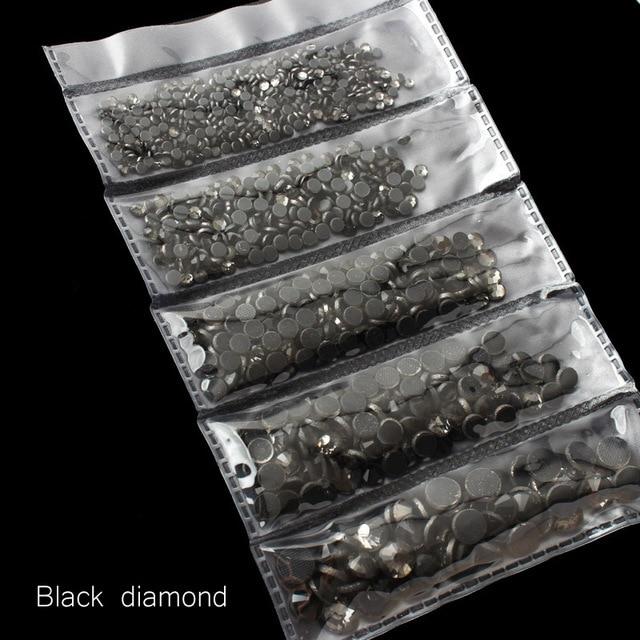 New packing 1200pcs Mix Size Hot Fix Rhinestone Shiny DMC Hot Fix Rhinestones Crystal SS6 SS30 for clothes DIY free shipping|Rhinestones