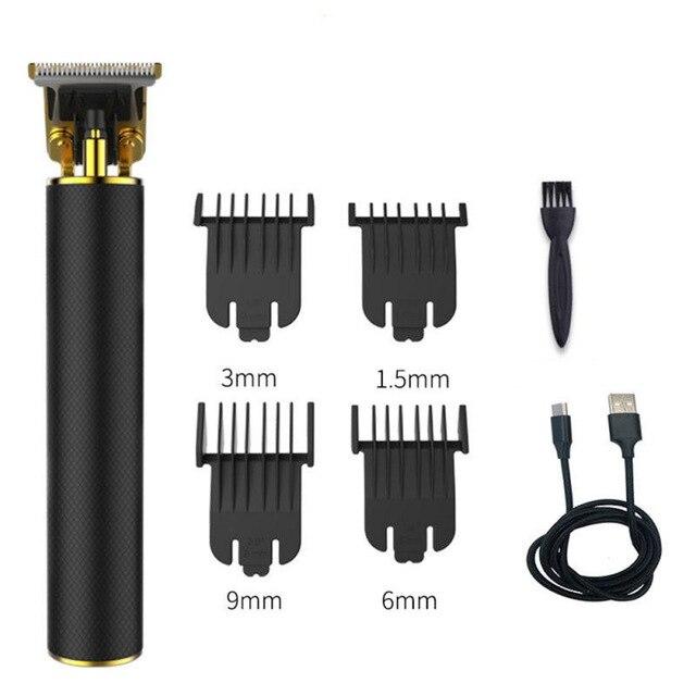 Top Sale Hair Clipper Hair Trimmer Barber Haircut Rechargeable Cordless Hair Cutting Machine Beard Trimmer 0mm Razor Men Shavers|Electric Shavers