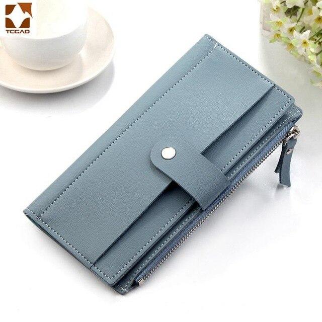 2020 women's wallet Long PU Red Wallet porte feuille femme Female Purse Clutch Money woman Wallet billetera mujer carteras|Wallets