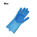 1Pcs Silicone Dishwashing Gloves with Cleaning Brush Kitchen Housekeeping Washing Gloves 100% Food Grade Cleaning Gloves|Household Gloves