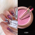 1g/box Transparent Holo Nail Glitter Mirror Aurora Neon Powders Dust Chameleon Nail Art Chrome Pigment Dipping Powder Decoration|Nail Glitter