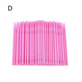 100 Pcs Applicator Brushes Dental Micro Brush Disposable Materials Durable Micro Mascara Wands Spoilers Eyelashes Cosmetic Brush|Cotton Swabs