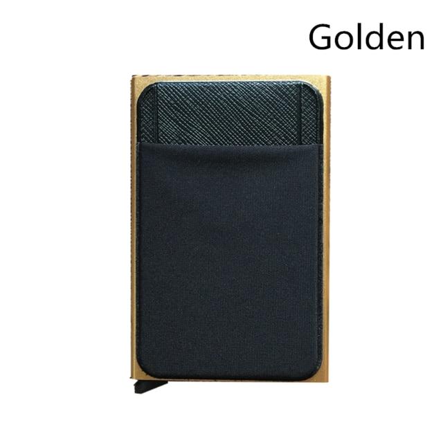 Men Business Aluminum Cash ID Card Holder RFID Blocking Slim Metal Wallet Coin Purse card case credit card wallet rfid wallet|Card & ID Holders