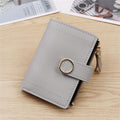 Women Wallets Small Pu Purse Ladies Card Holder Bags For Women Short Clutch Female Leather Purse Money Clip Purses Bolsa Brand|Wallets