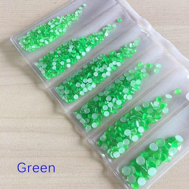 1 Set Multi Shape Crystal Fluorescence Nail Art Rhinestones Decorations Glitter Gems 3D Manicure Decoration Accessory Tool|Rhinestones