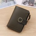 Women Wallets Small Pu Purse Ladies Card Holder Bags For Women Short Clutch Female Leather Purse Money Clip Purses Bolsa Brand|Wallets